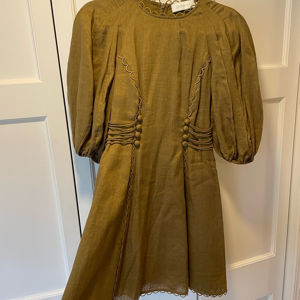 Rosa Lace Linen Dress